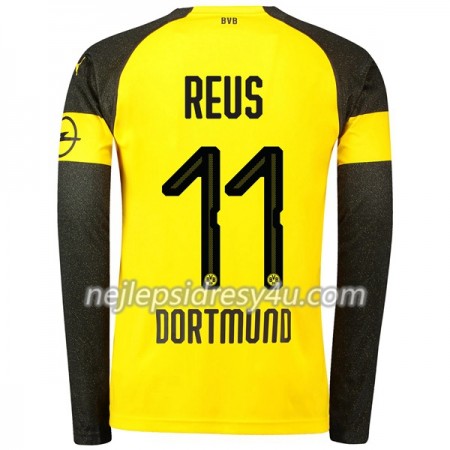 Fotbalový Dres Borussia Dortmund Reus 11 Domácí 2018/19 Dlouhý Rukáv